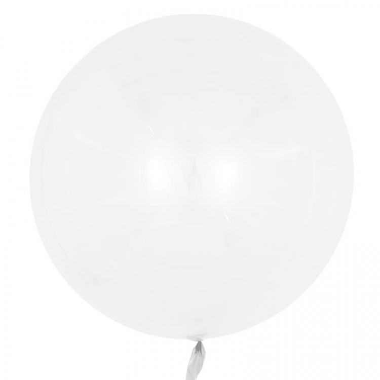 Шар Сфера 3D, Deco Bubble, Белый, Глянец (в упаковке)