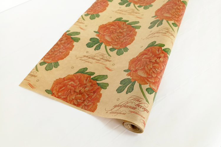 Крафт-бумага "Процветание" 40гр. / рулон